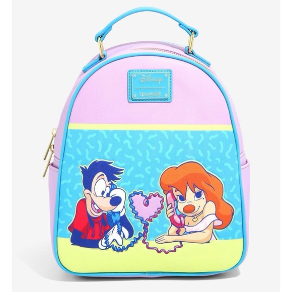 Loungefly Disney A Goofy Movie Max & Roxanne Mini Backpack - BoxLunch Exclusive - Picture 1 of 12